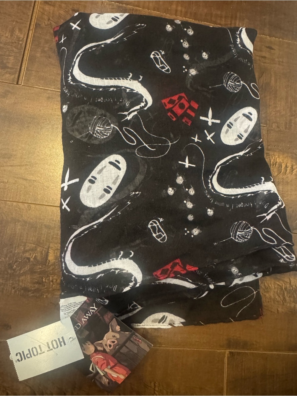 Studio Ghibli Spirited Away Black No Face Mask Scarf
